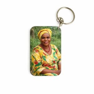 Personalised Rectangle Double-Sided Keyholder | Photo Keyring Gift