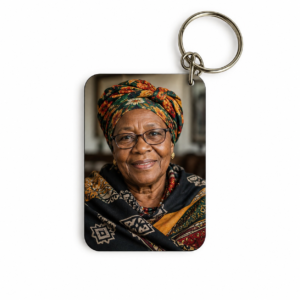 Personalised Rectangle Double-Sided Keyholder | Photo Keyring Gift