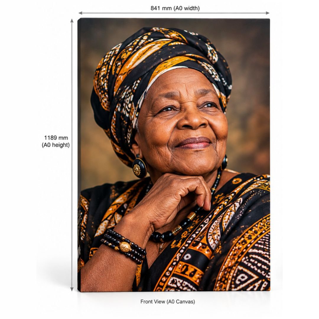 A0 Premium Personalised Canvas | Large Custom Photo Print
