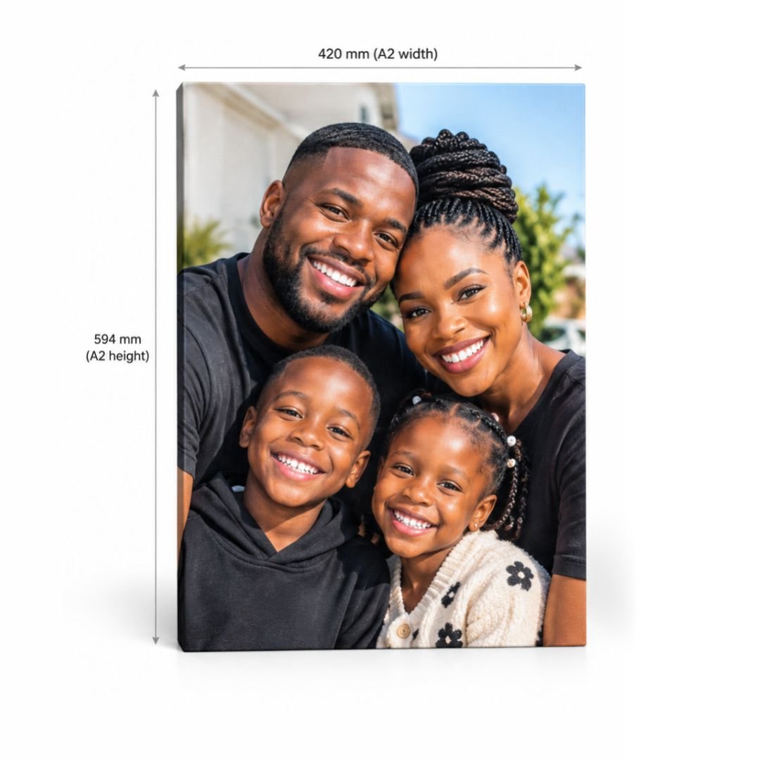 A2 Personalised Canvas | Large Custom Photo Print