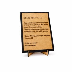 Wooden Message Plaque | A6