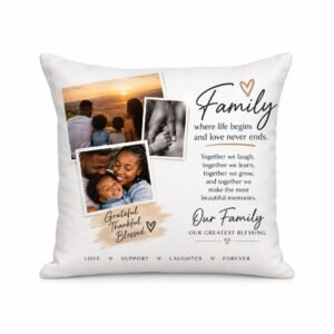 White Square Pillow